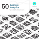 Business Analytics Outline Icons - GraphicRiver Item for Sale