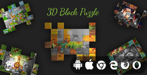 3D Block Puzzle - Cross Platform Realistic Puzzle Game