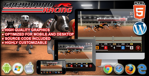 Greyhound Racing - Html5 Casino Game