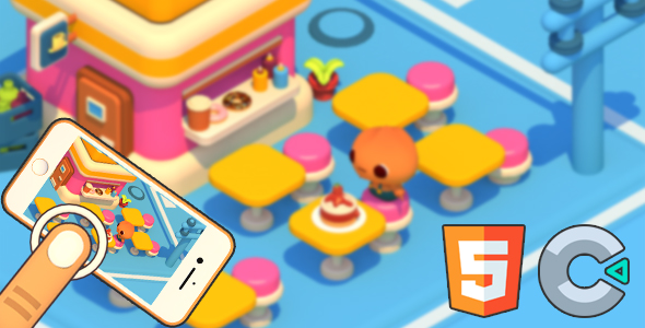 Merge Cafe - HTML5 Game - Construct 3