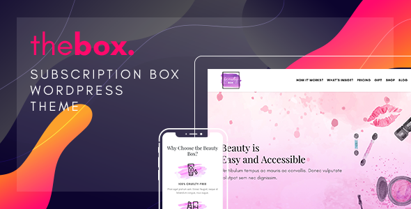 thebox | Subscription Box WordPress Theme