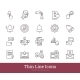 Notification Bells Thin Line Icons - GraphicRiver Item for Sale