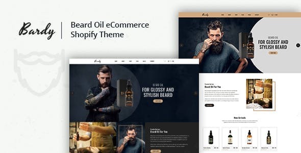 Bardy - motyw Beard Oil Shopify