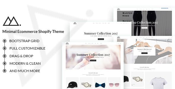 Mira - Minimalistyczny eCommerce Shopify motyw