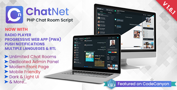 ChatNet - PHP Chat Room & Private Chat Script