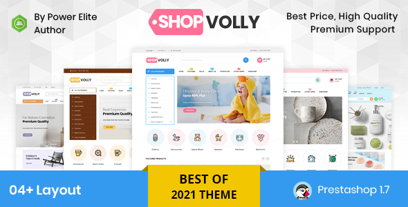 ShopVolly - Responsive Prestashop 1.7 Theme