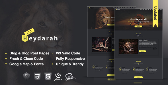 Heydarah - Business agency HTML5 Template