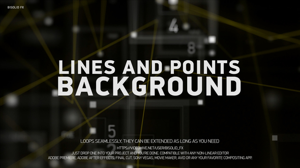 Lines And Points Background