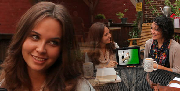 Cafe Girls Meetup ScreenDub Bundle alt