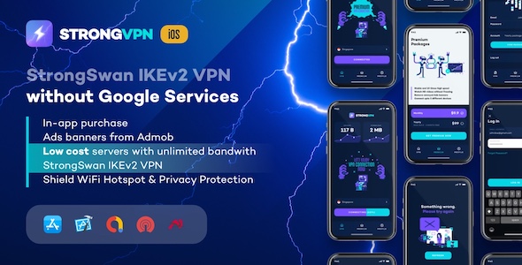 StrongVPN - StrongSwan IKEv2 VPN stable & free VPN proxy for iOS