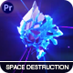 Space Metal Destruction Logo - VideoHive Item for Sale