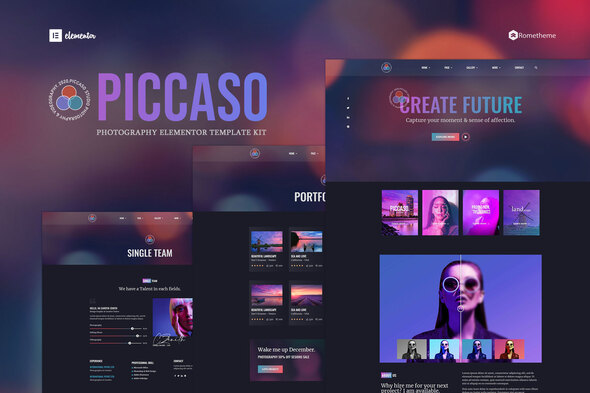 Piccaso - Photography Elementor Template Kit