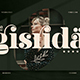 Gisrida Typeface - GraphicRiver Item for Sale