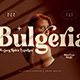 Bulgeria Typeface - GraphicRiver Item for Sale