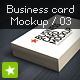 Business card mockup display - Smart template 03 - GraphicRiver Item for Sale