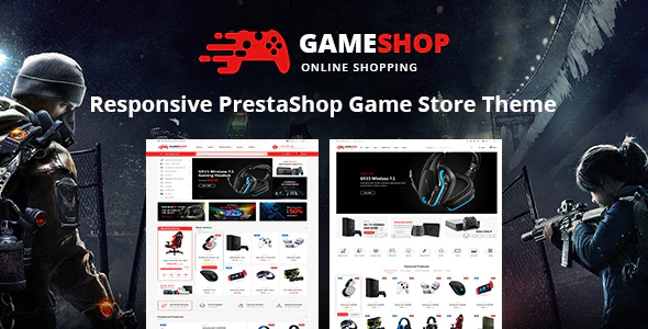 18+ Most Popular Games PrestaShop Themes and Templates