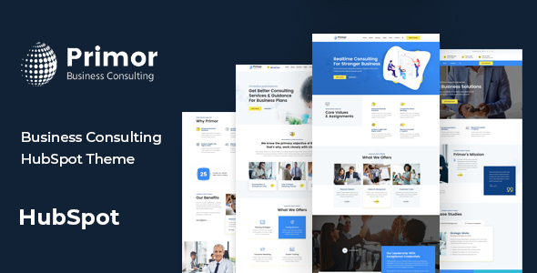 Primor - Business Consulting HubSpot Theme