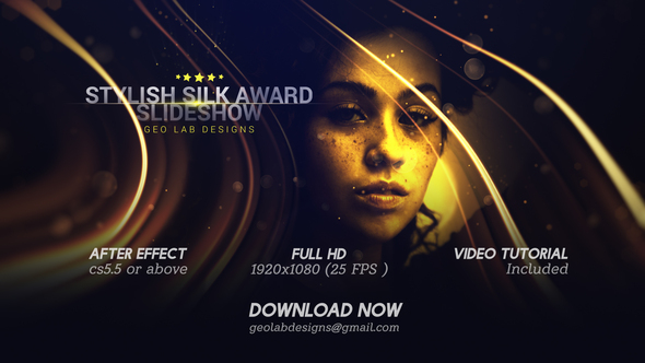 Stylish Silk Award Slideshow l Golden Award Show Opener l Film Award Ceremony