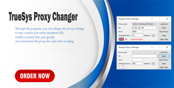 TrueSys Automatic Proxy Changer