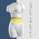 6 3D Mockups Women Top & Shorts Sportswears - GraphicRiver Item for Sale