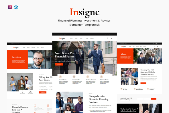 Insigne - Financial Business & Investment Elementor Template Kit