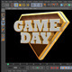 Game Day Cinema 4D 3D Text File - 3DOcean Item for Sale