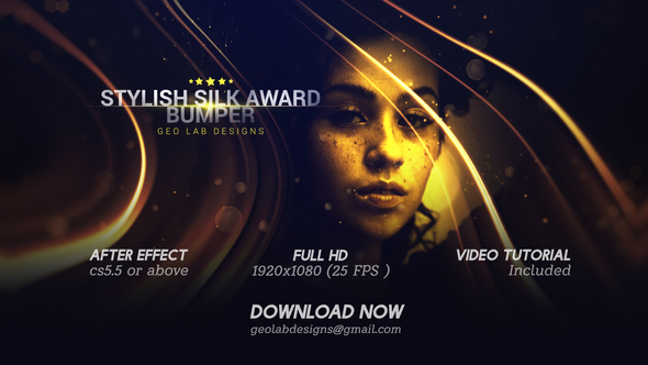 Stylish Silk Award Bumper l Golden Award Show Opener l Film Award Ceremony