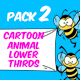 Cartoon Animal Lower Thirds Pack 2 - VideoHive Item for Sale