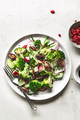Broccoli  Radish and Morning Glory Sprout Salad with caramelised Garlic Balsamic  and Goji Berry - PhotoDune Item for Sale