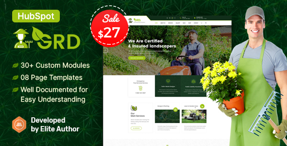 GRD - Lawn & Landscaping HubSpot Theme