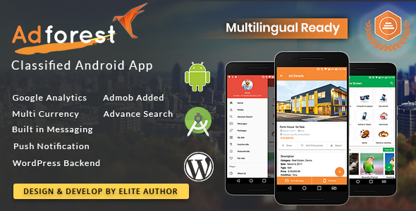 AdForest - niejawne rodzimy Android App