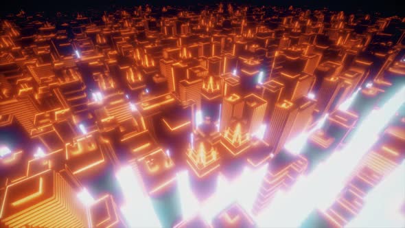 Scanning Of City Concept Of Digital City Buildings With Internet Of Things Hd alt