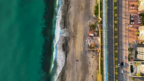 Beautiful beach in Turkey Alanya 4 K