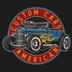 American Custom Car Round Emblem - GraphicRiver Item for Sale