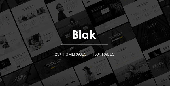 Blak - Responsive MultiPurpose Szablon strony Joomla z programem budującym strony