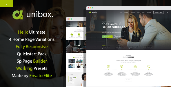 Unibox - Multipurpose Corporate Business Joomla Template