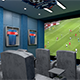 Home Cinema  Football Team Concept 3dsmax Realistic Design - 3DOcean Item for Sale