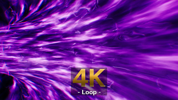 Purple Fire Tunnel Loop 4K