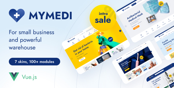 MyMedi-eコマースvueテンプレート / Themeforest, Site templates, Retail