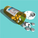 Pill Bottle - 3DOcean Item for Sale