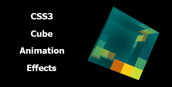 CSS3 Cube Animation Effects