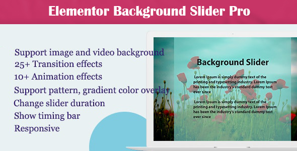 Elementor - Background Slider Pro