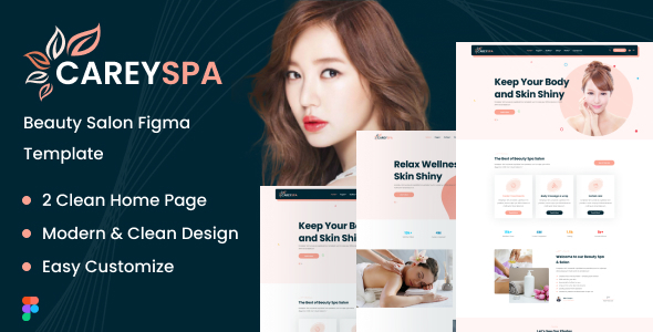 Careyspa-Beauty & Spa Figma Template