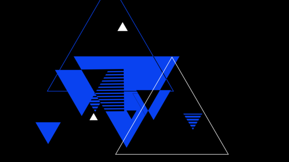 Abstract Triangle Music Opener