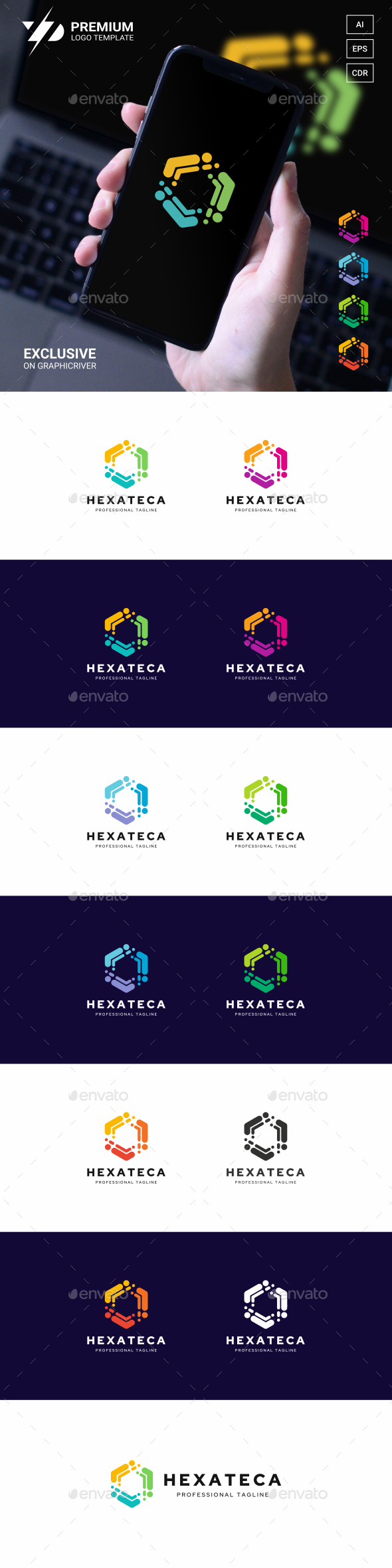 Tech Hexagon Logo