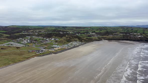 Flying Above Rossnowlagh Beach in County Donegal Ireland