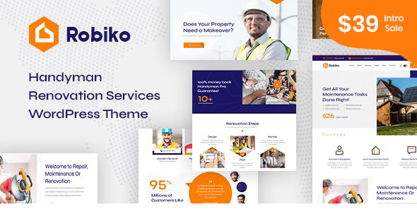 Robiko - Handyman Renovation Services WordPress