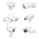 Set of CCTV Illustrations - GraphicRiver Item for Sale