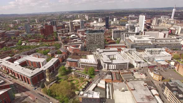Birmingham England Panning shot