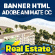 Real Estate Agency Html5 Banner Ad - Animate CC - CodeCanyon Item for Sale